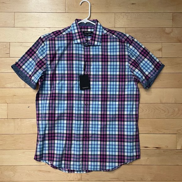 Bugatchi Other - Bugatchi Short Sleeve Button Up Size L